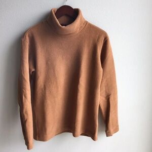 Sies Marjan Caramel Chenille Turtleneck Sweater Sweatshirt Small S